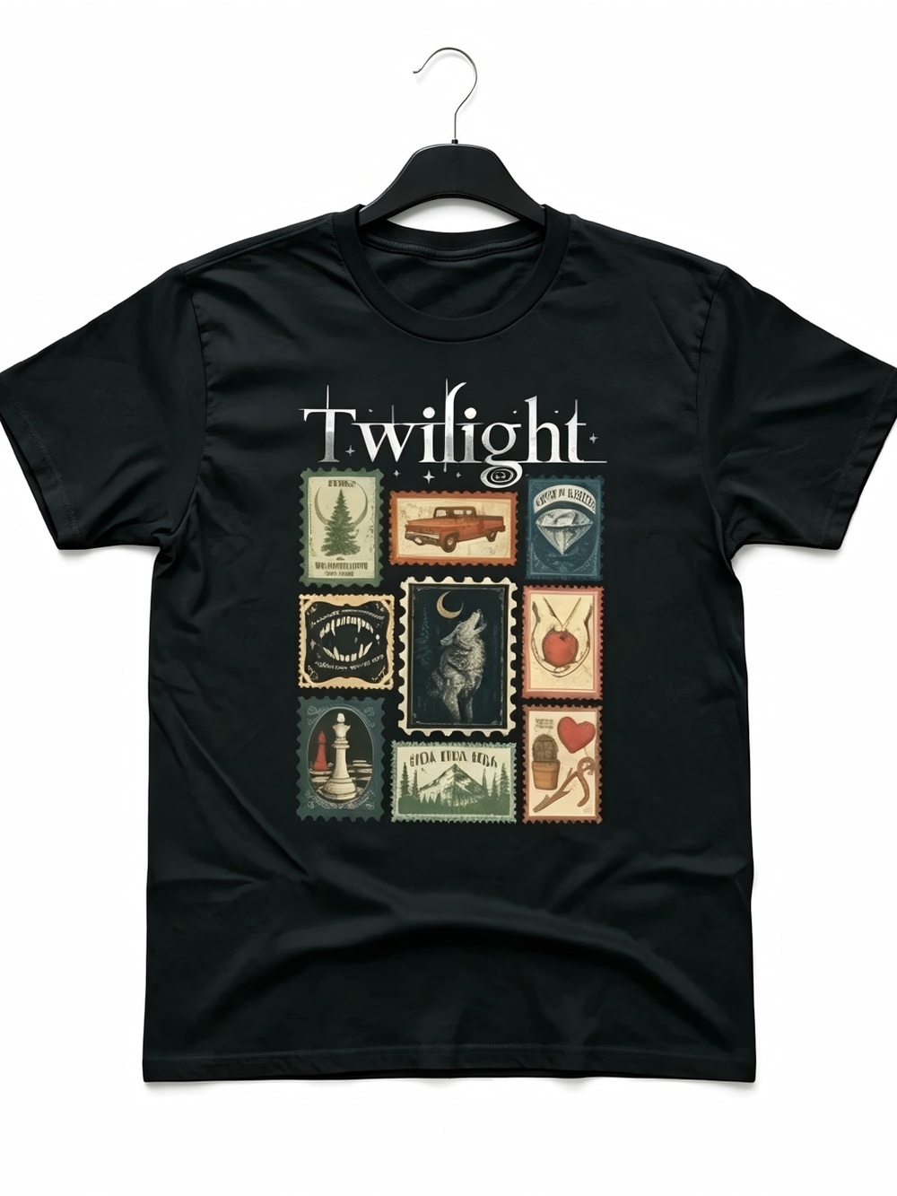 Vintage Twilight Graphic T-Shirt | Retro Bookish Aesthetic Tee | Unisex Oversize